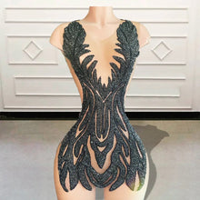 Load image into Gallery viewer, “BLACK SWAN” dress
